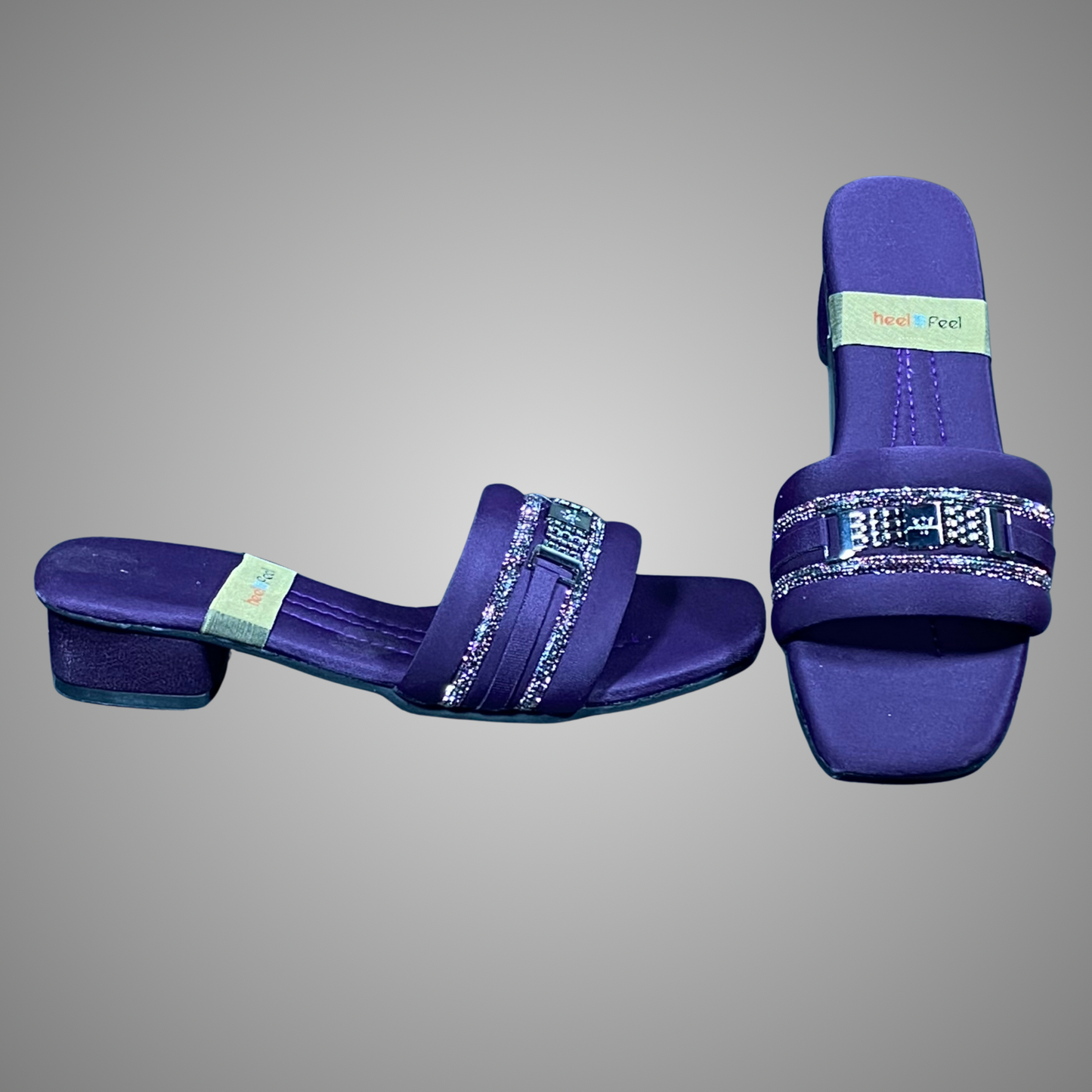 Low Block Heel Chappal