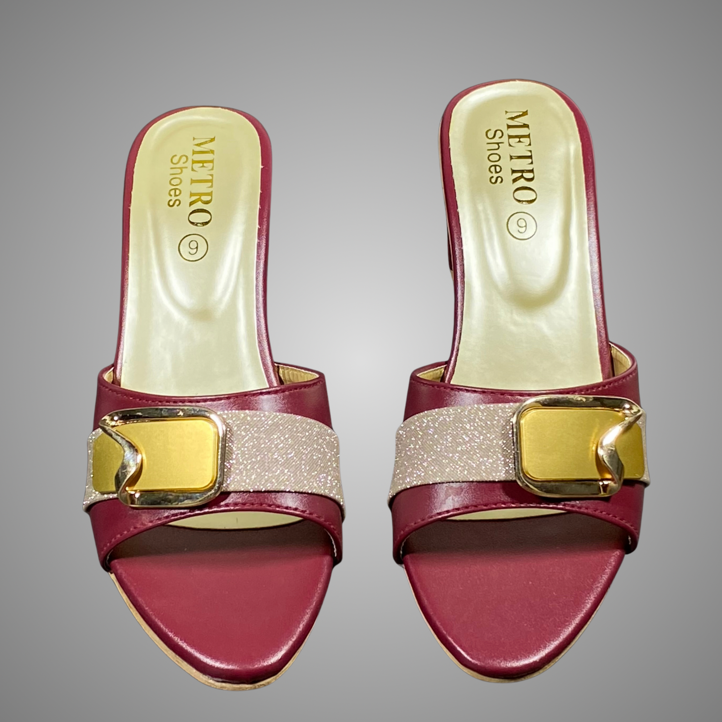 Low Block Heel Chappal