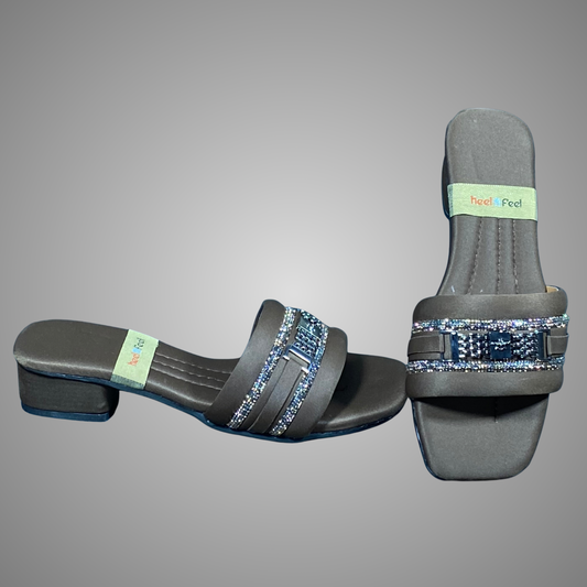 Low Block Heel Chappal