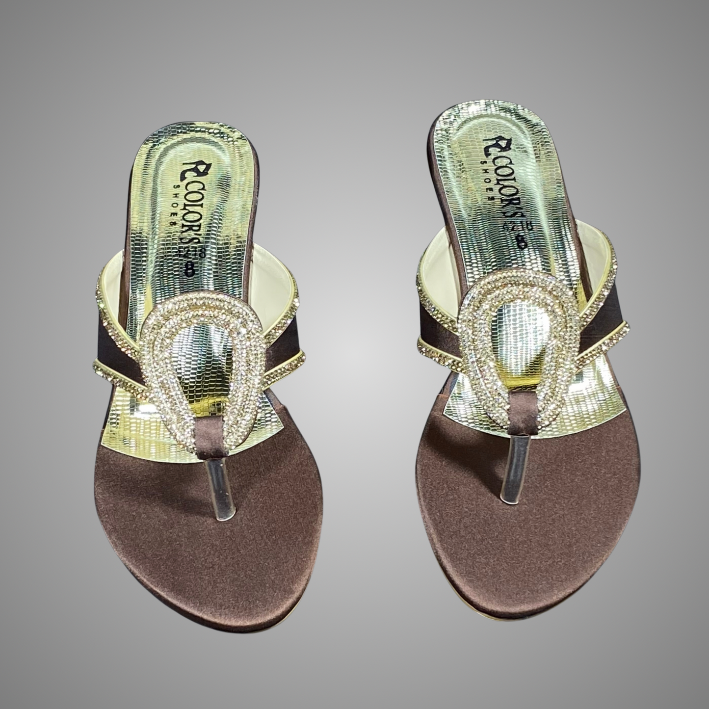 Kitten Heel Fancy Chappal