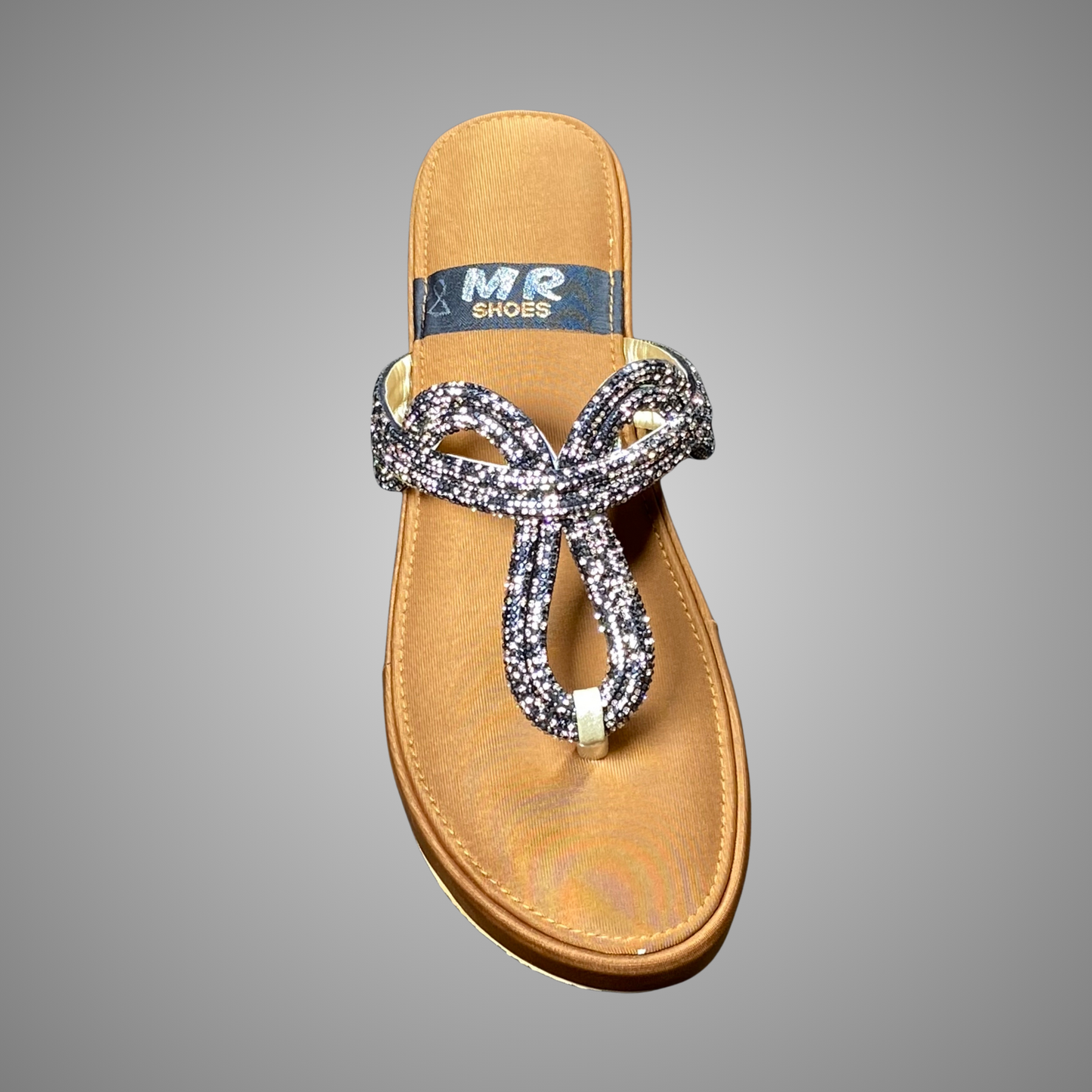 Wedge Fancy Chappal with Beaded Strap