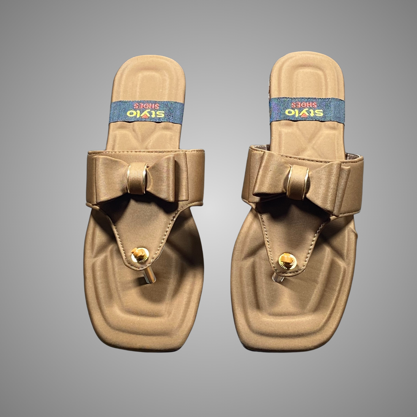 Bow Style Flat Chappal