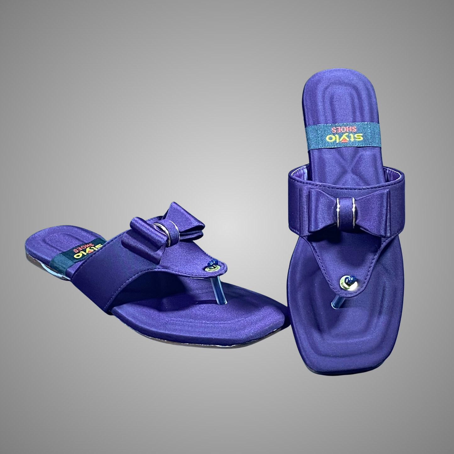 Bow Style Flat Chappal