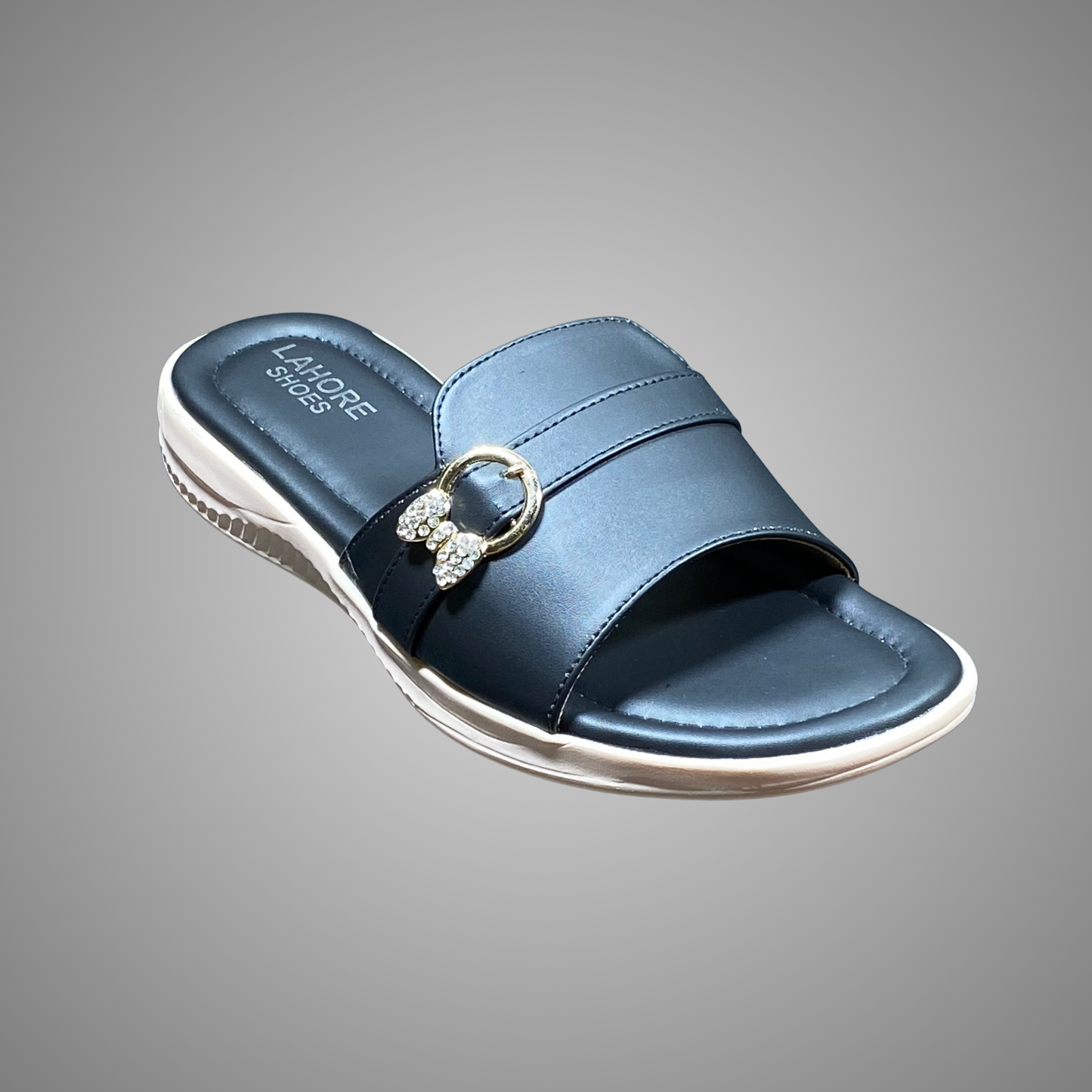 Casual Flat Chappal with Buckle Detail