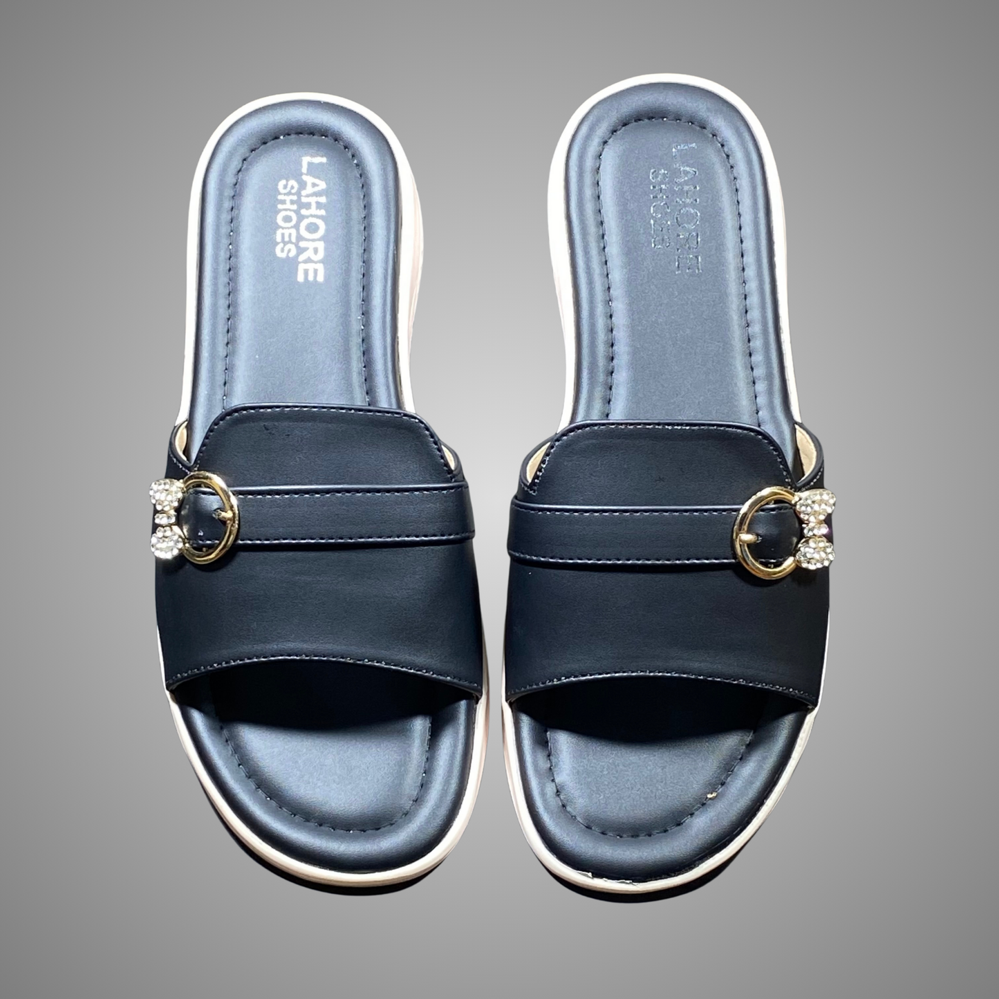 Casual Flat Chappal with Buckle Detail