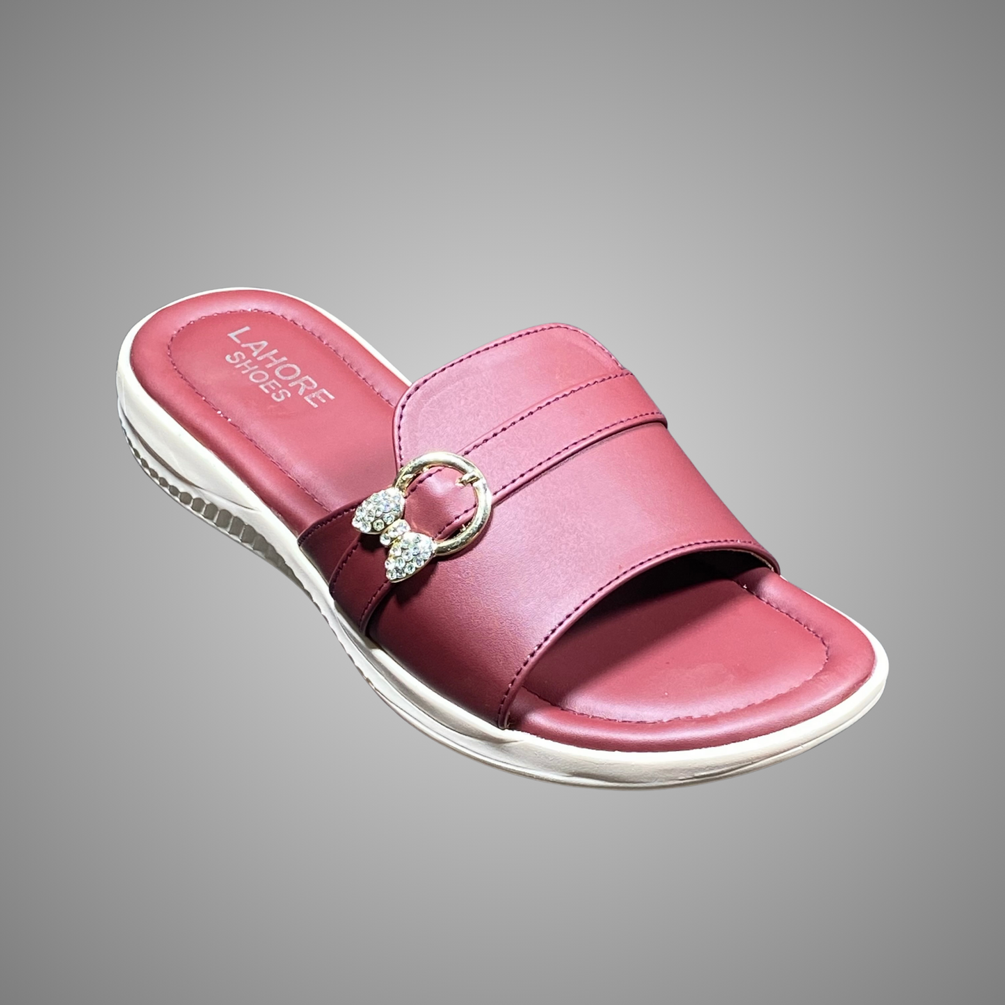 Casual Flat Chappal with Buckle Detail