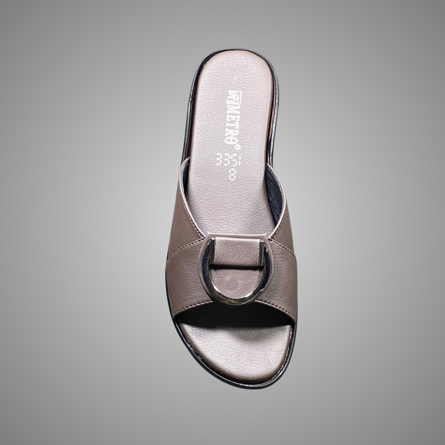 Flat Casual Chappal with Buckle Design