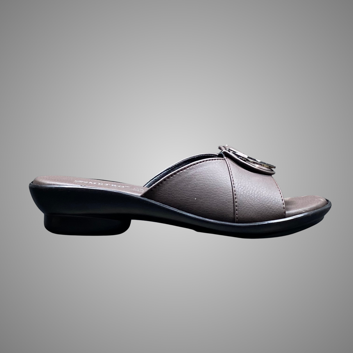 Flat Casual Chappal with Buckle Design
