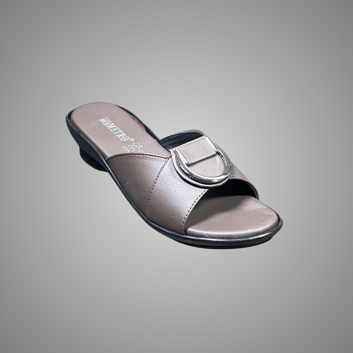 Flat Casual Chappal with Buckle Design